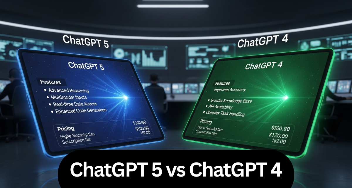 ChatGPT 5 vs ChatGPT 4